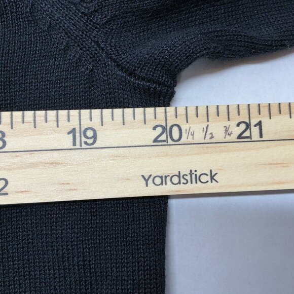 SMALL CARDIGAN BUTTON UP BLACK NEW JOAN RIVERS A366313 - Picture 6 of 11